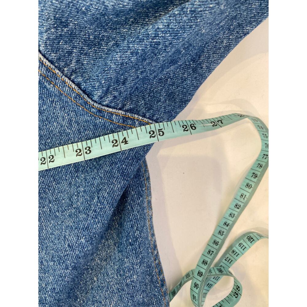 Levi’s Denim Jean Trucker Jacket Sz XXL Men’s Unisex Buttons Med Blue Classic - Picture 8 of 10